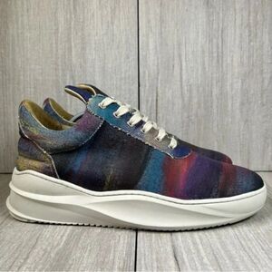 Filling Pieces Artemis Hand Crafted Canvas Low Top Sneaker Mens Size 11 EUR 44